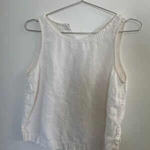 Not Perfect Linen Bay Tank